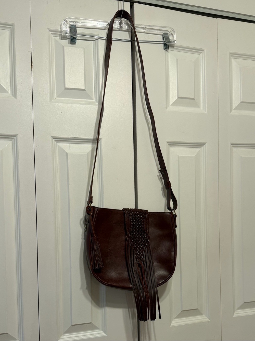 Lucky Brand excellent leather bag. Cognac color - Picture 2 of 14